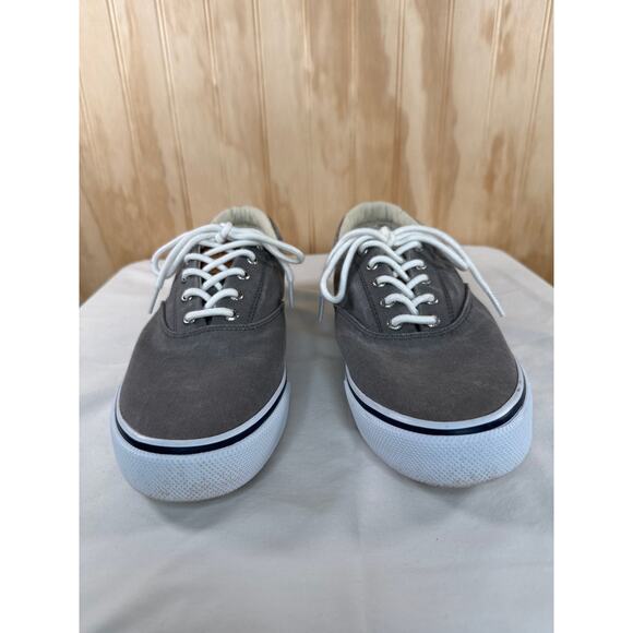 Sperry Striper II CVO Sneakers Men's Size 11 Gray Canvas Low Top Casual Sneakers - Picture 11 of 11